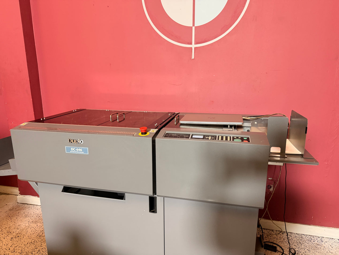 Duplo DC-646 Slitter/Cutter/Creaser with Software