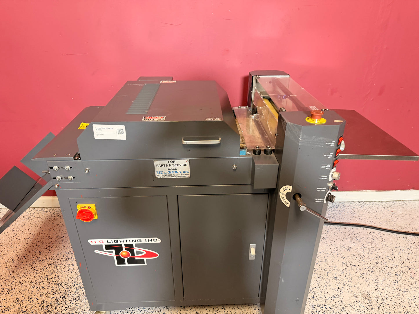 Tec Lighting XC14 UV Coater
