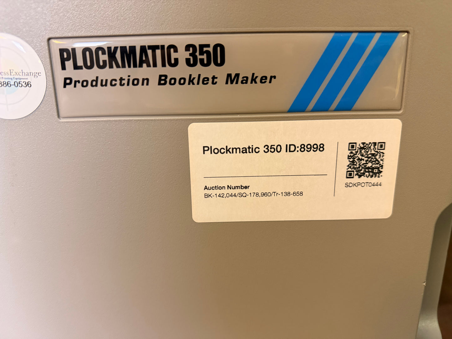 179k Meter Warranty! Plockmatic 350 Stitch/Fold/Square Back/Trim !Video!