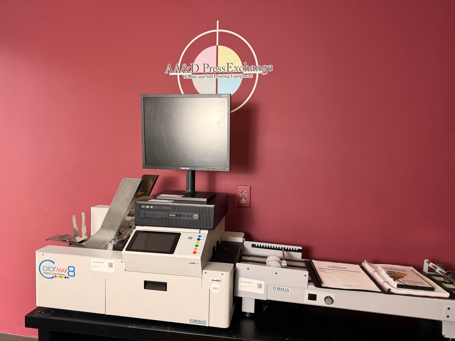 Used Formax ColorMax8 Digital Color Printer production inkjet printer for mail pieces