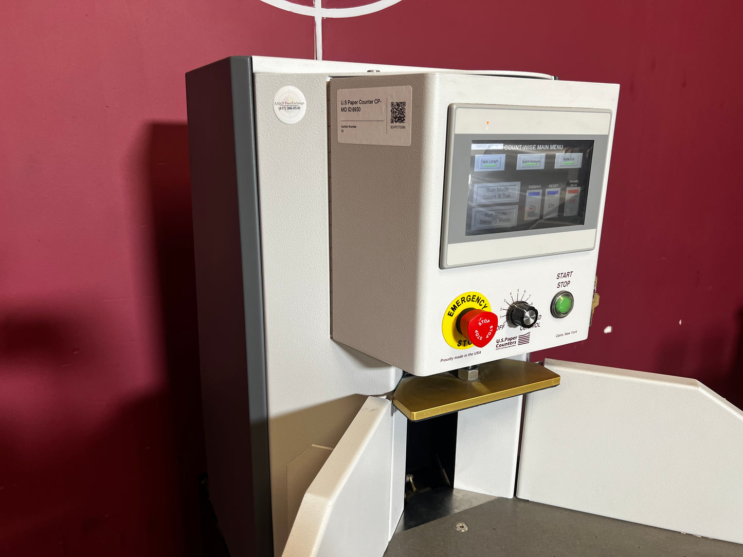U.S. Paper Counter Batch/Tabber