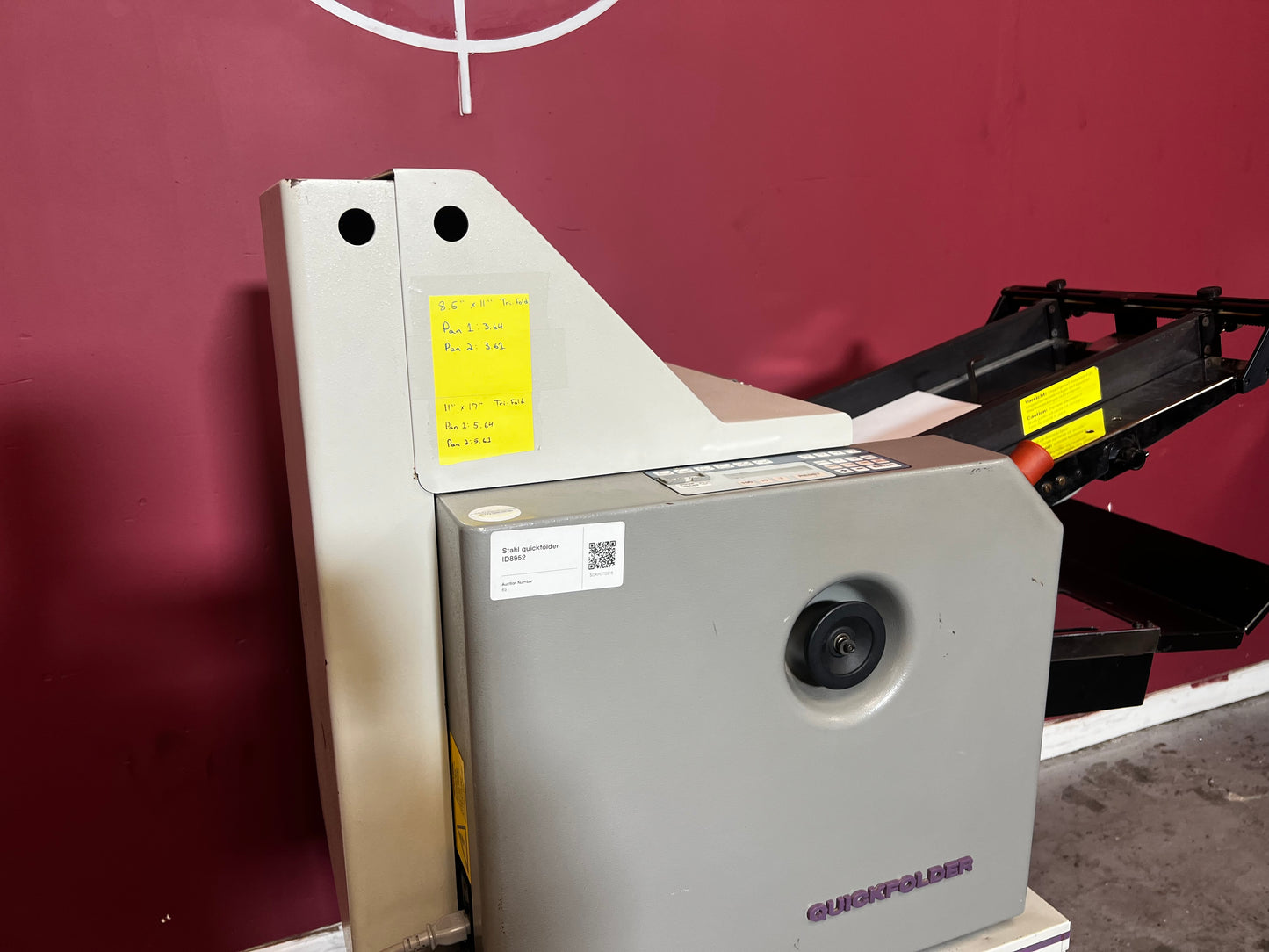 Used Heidelberg T34A Automatic Folder with self-adjusting sheet guide – AA&D PressExchange
