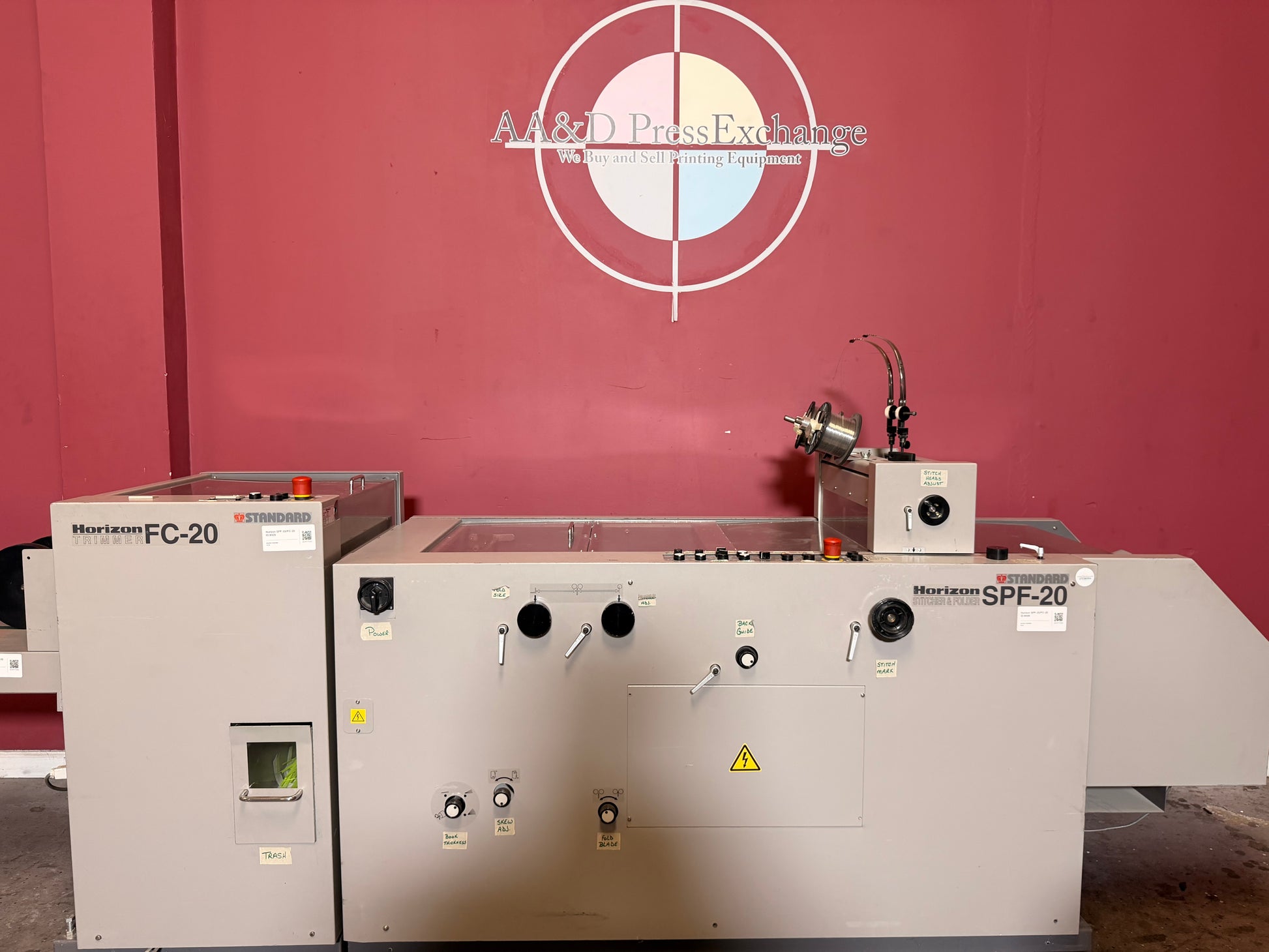 Used Horizon booklet maker for catalogs manuals and booklet production