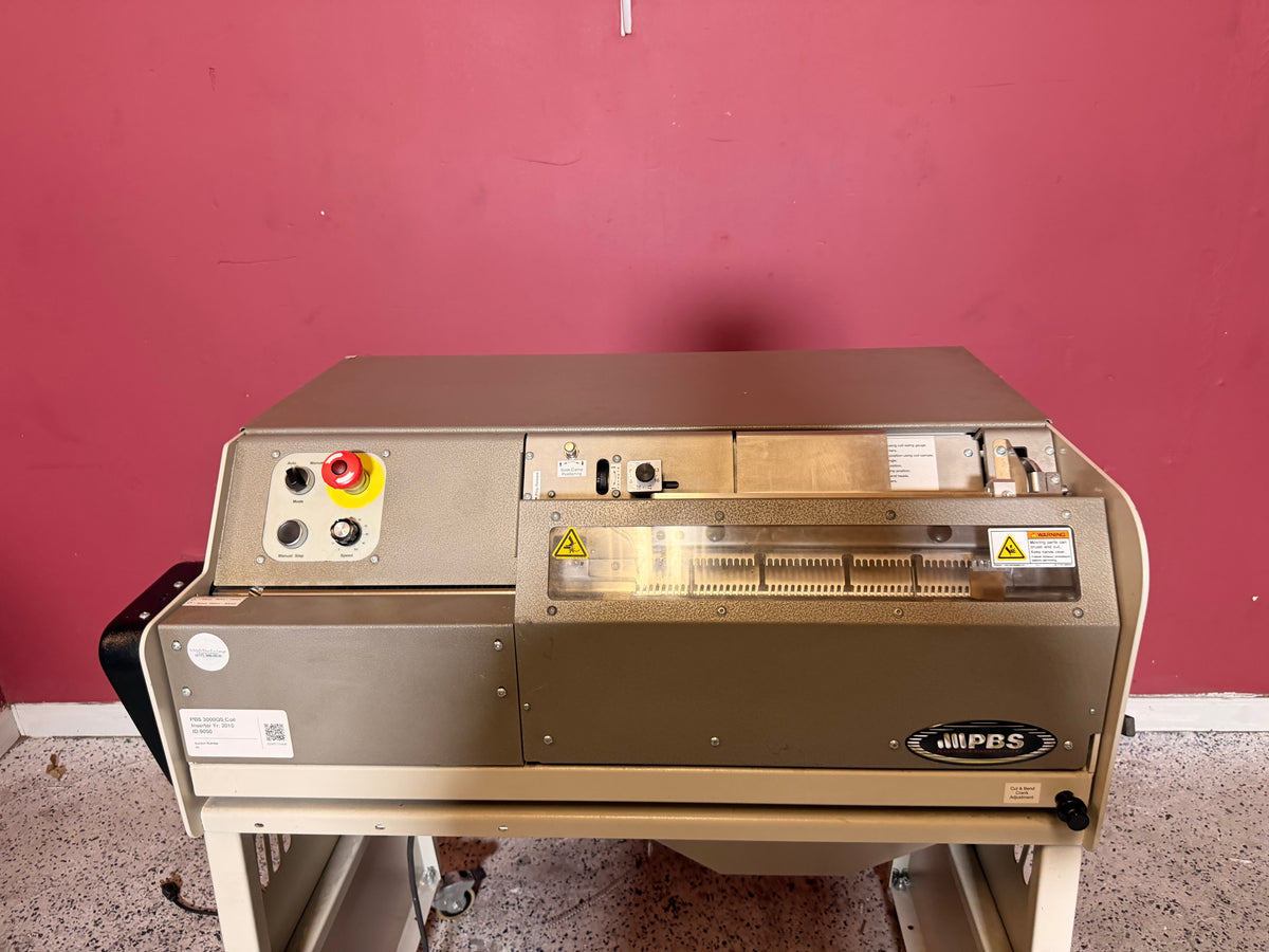 PBS 3000QS Automatic Coil Inserter Yr:2010