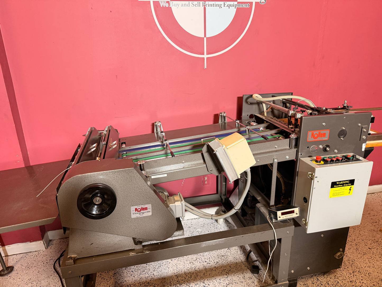30” Wide Rollem TR perforator/scoring/Slit/Pile Feeder