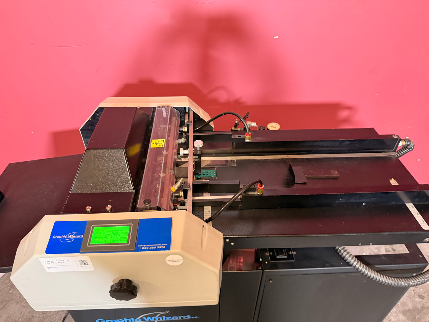 Used Graphic Whizard CreaseMaster Plus high-speed creasing and perforating machine – AA&D PressExchange