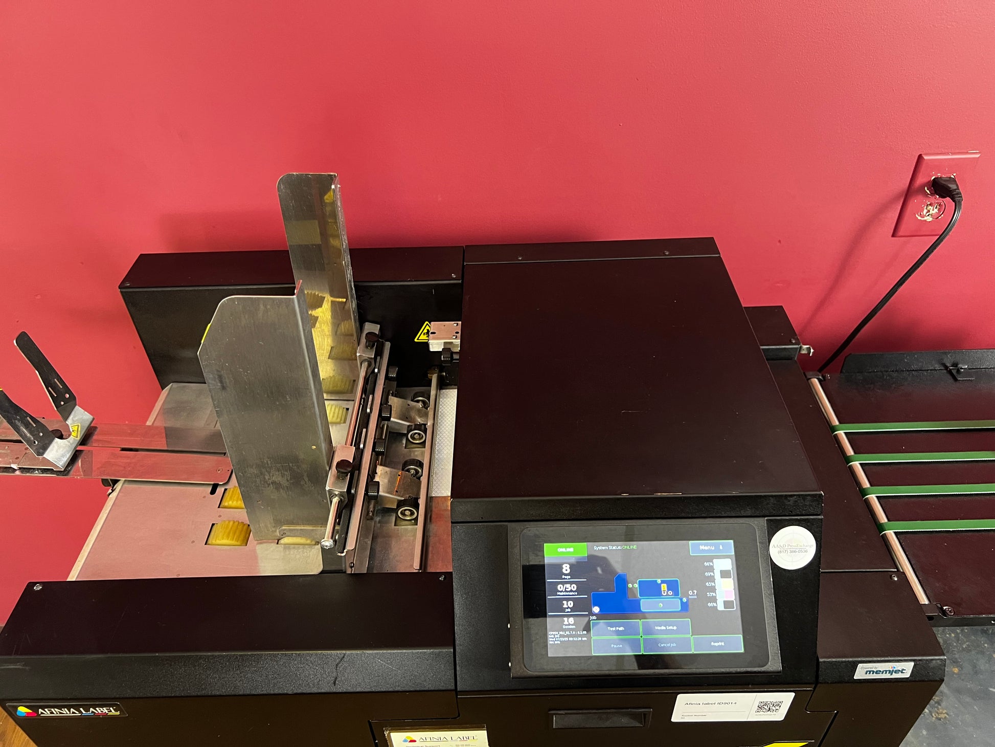 Used Afinia CP950 Printer detailed internal view – AA&D PressExchange