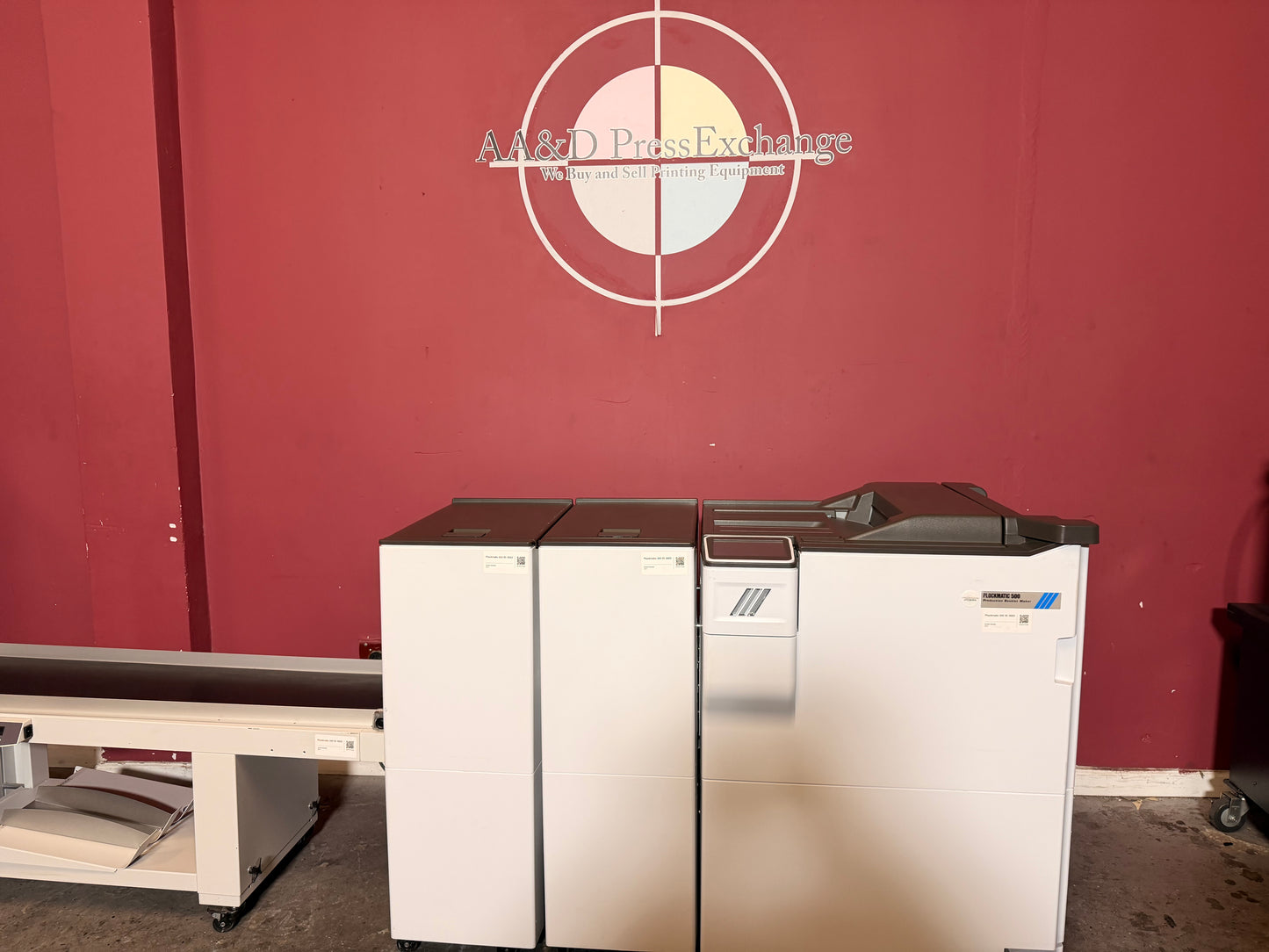 Plockmatic 500-m Booklet Maker for sale with booklet folding and stapling unit