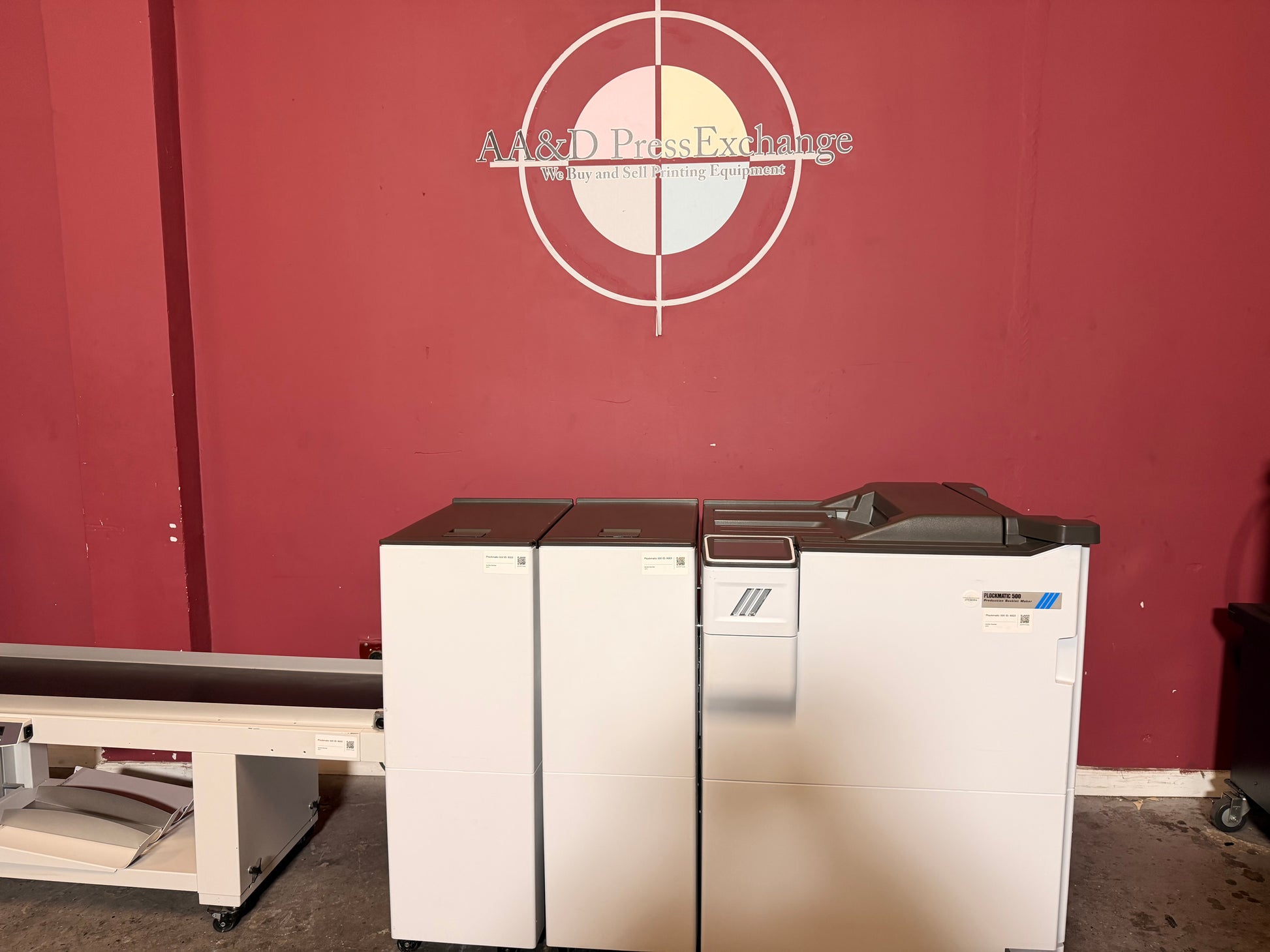 Plockmatic 500-m Booklet Maker for sale with booklet folding and stapling unit