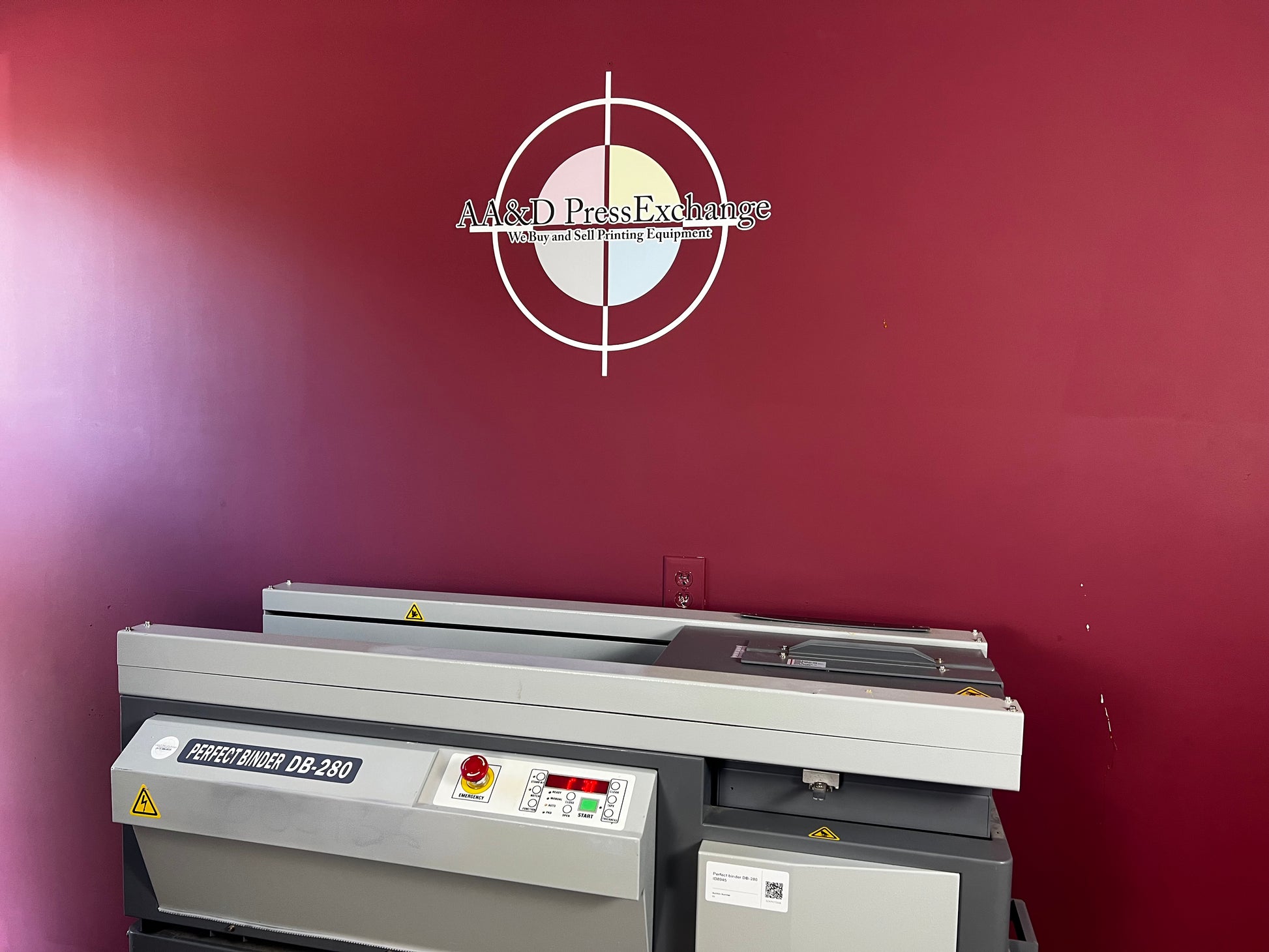 Used Duplo DB-280 short-run document binding machine – AA&D PressExchange