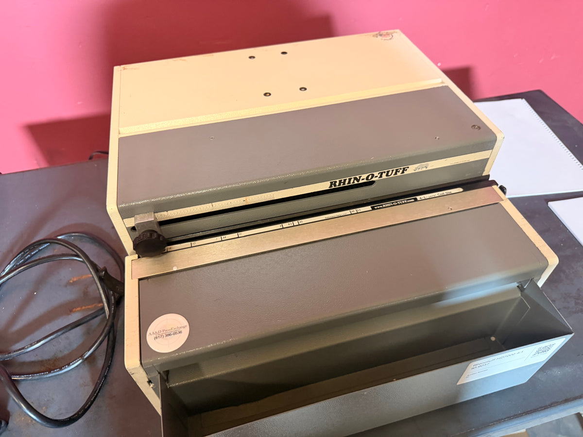 RHIN-O-TUFF HD7000 Paper Punch Machine w/ 4:1