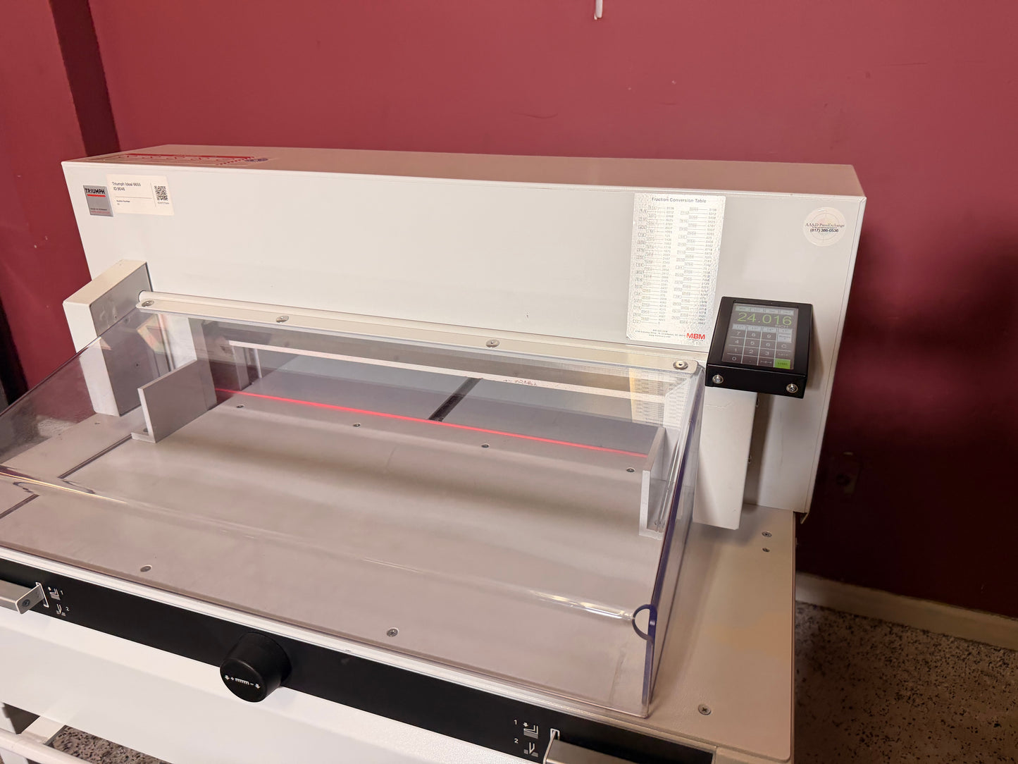 Triumph Ideal 6655 Paper Cutter 25.5 inch