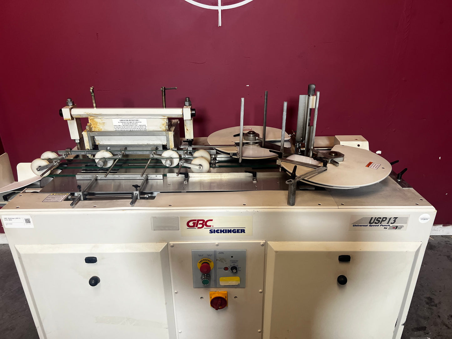 GBC Sickinger USP-13 / 4:1 Die