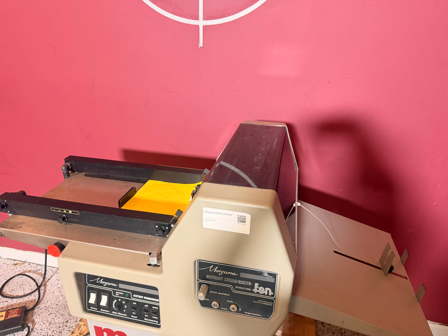Morgana FSN ll Rotary Numbering Machine