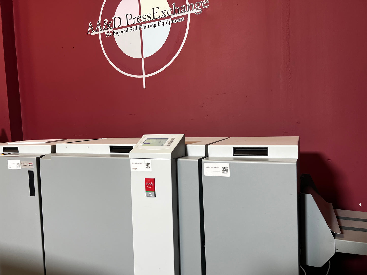 OCE 200 booklet maker 56k meter