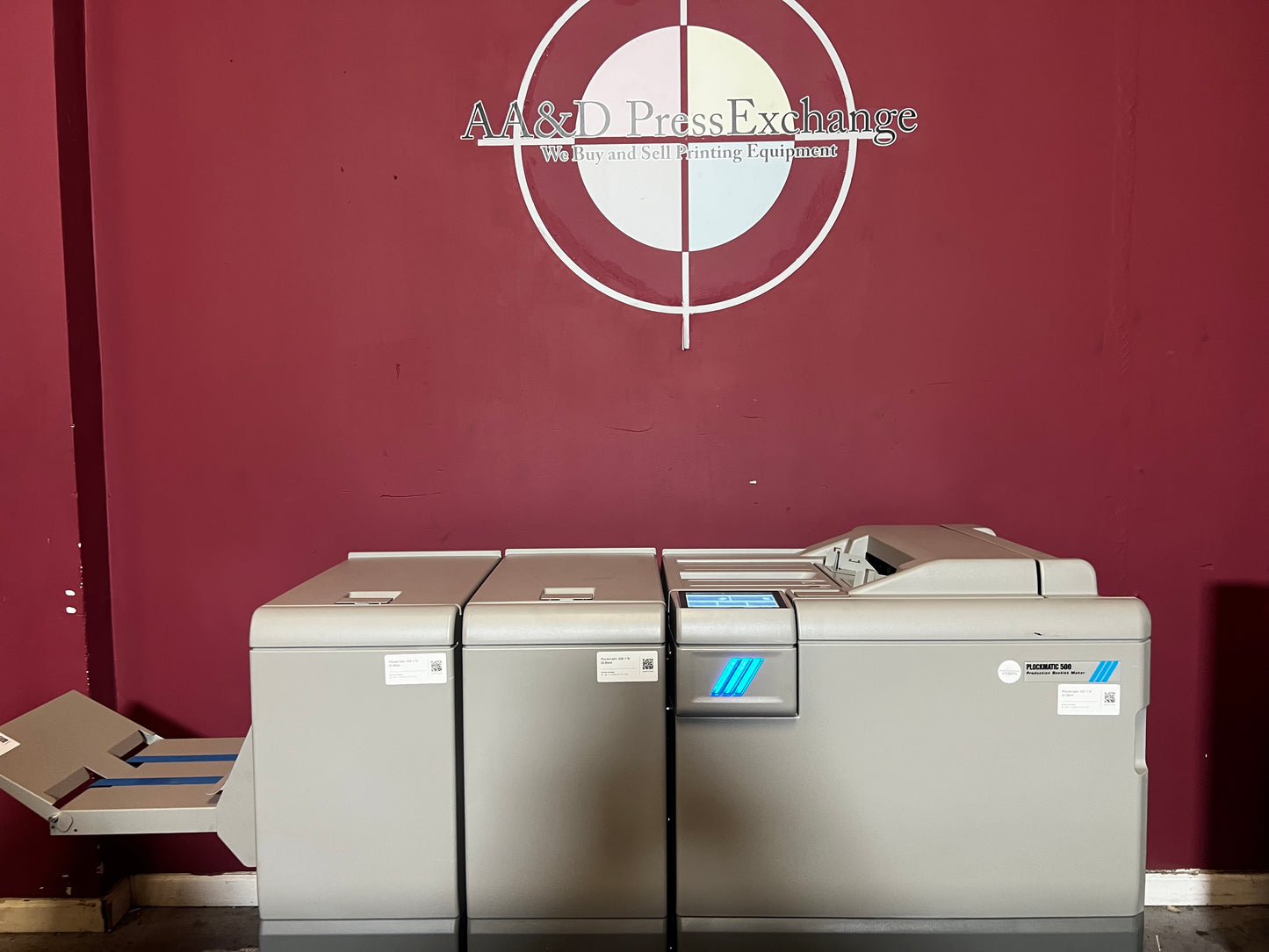 Used Plockmatic 500 Booklet Maker Control Buttons and Display – AA&D PressExchange