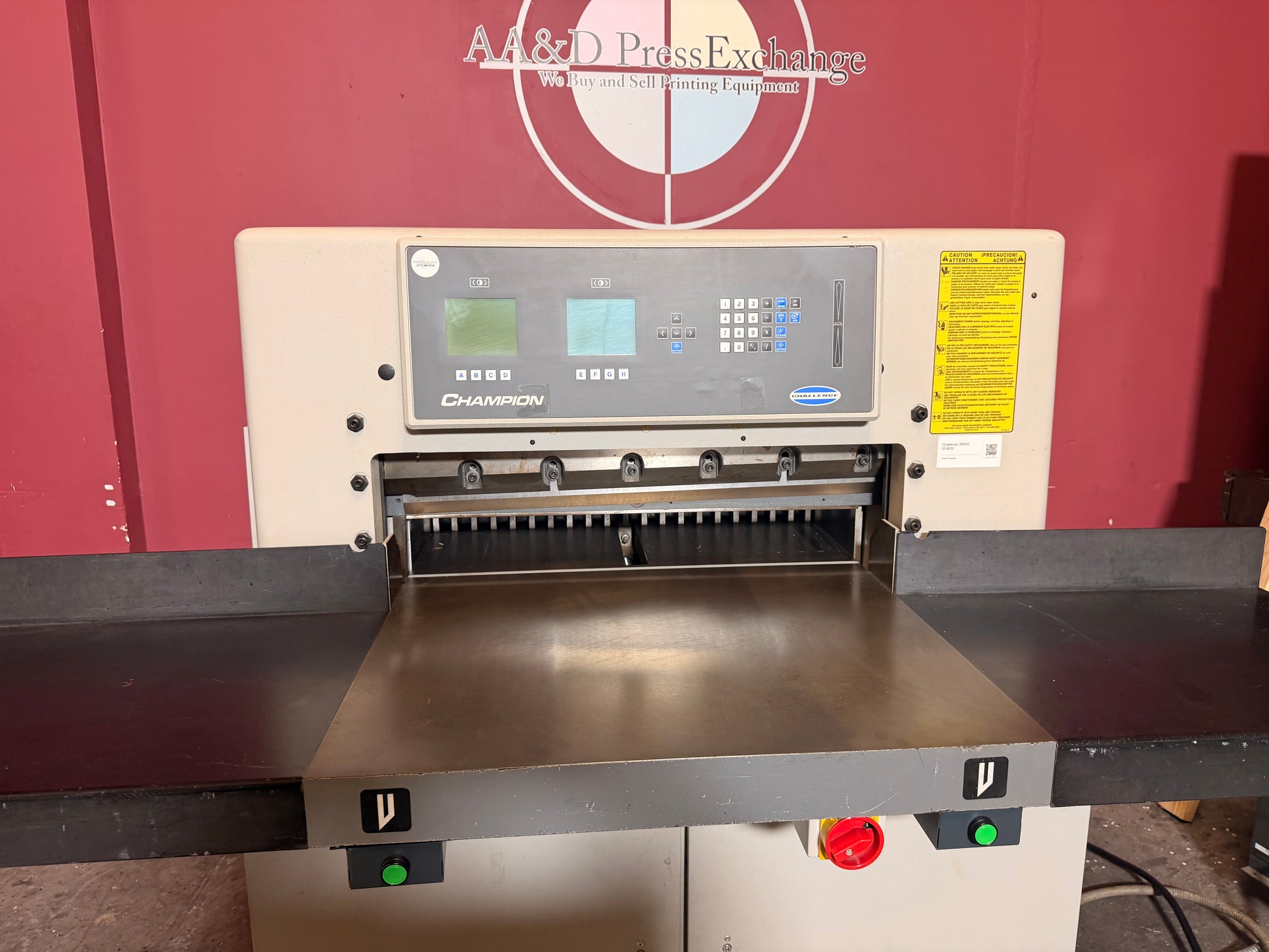 Challenge 305 XG programmable Windows control panel interface for sale print finishing automation unit for efficient job setup