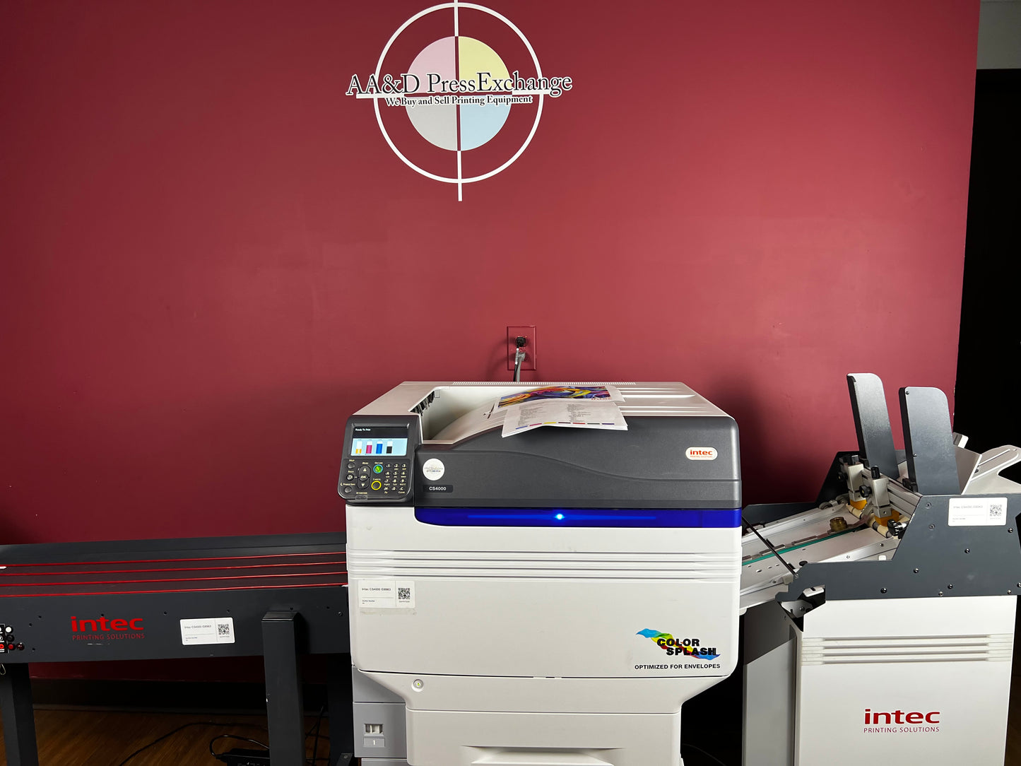 Low Meter 100k Intec CS4000 Envelope Printer