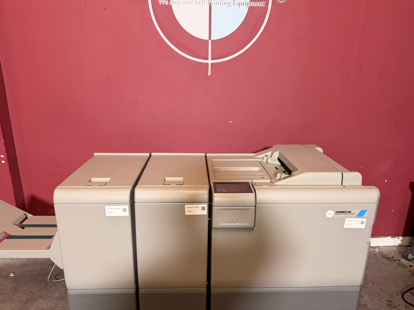 2k Meter Warranty! Plockmatic 350 Stitch/Fold/Square Back/Trim !Video!