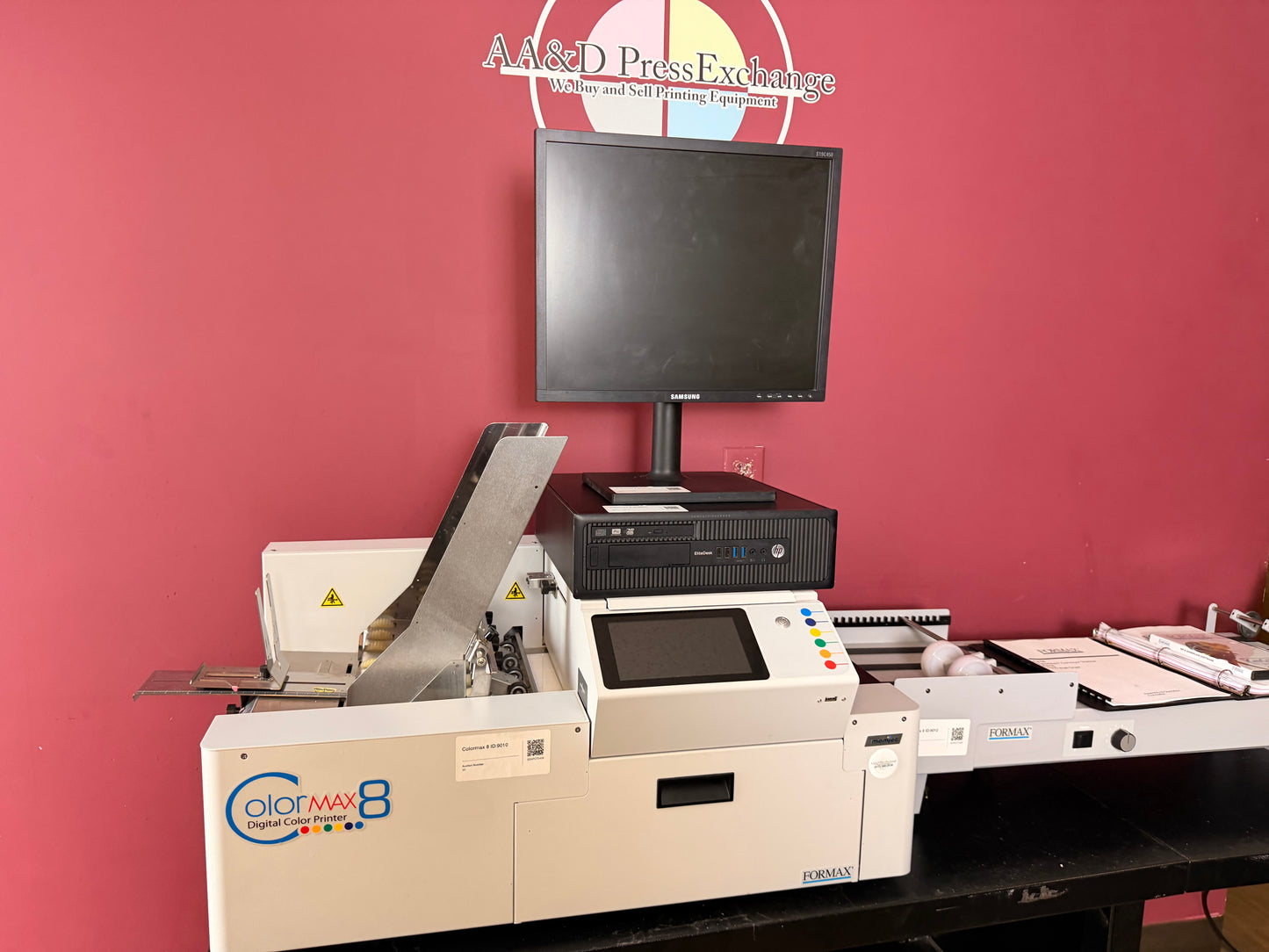 Used Formax ColorMax8 Digital Color Printer digital packaging and mailing printer