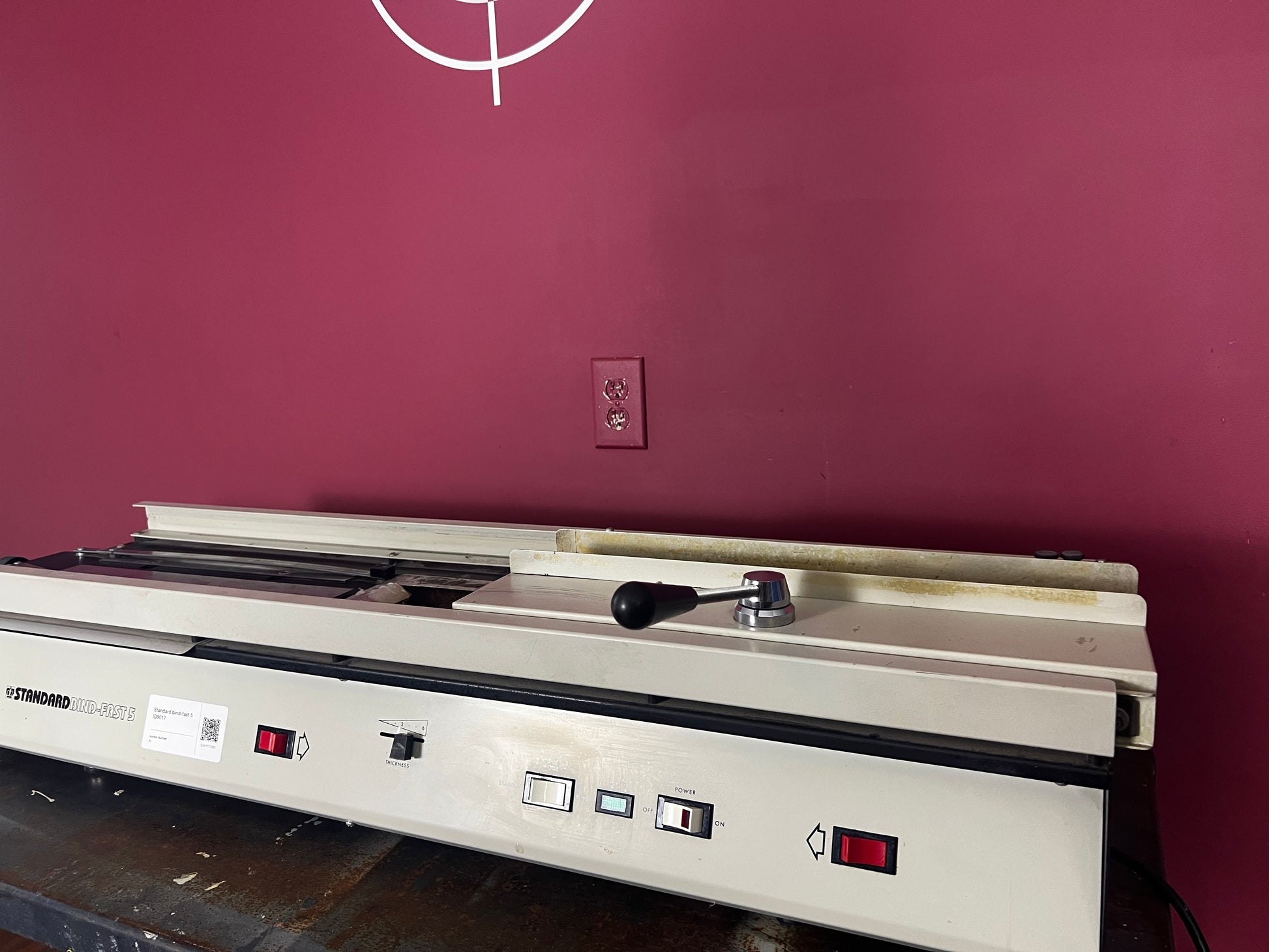 Used Standard BindFast 5 perfect binder with adhesive glue spine technology – AA&D PressExchange