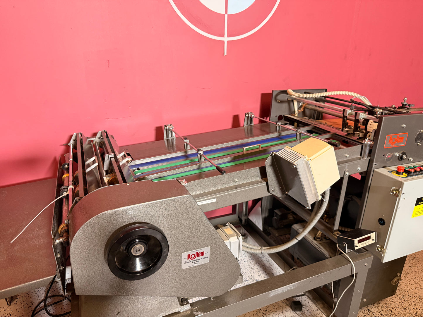 30” Wide Rollem TR perforator/scoring/Slit/Pile Feeder