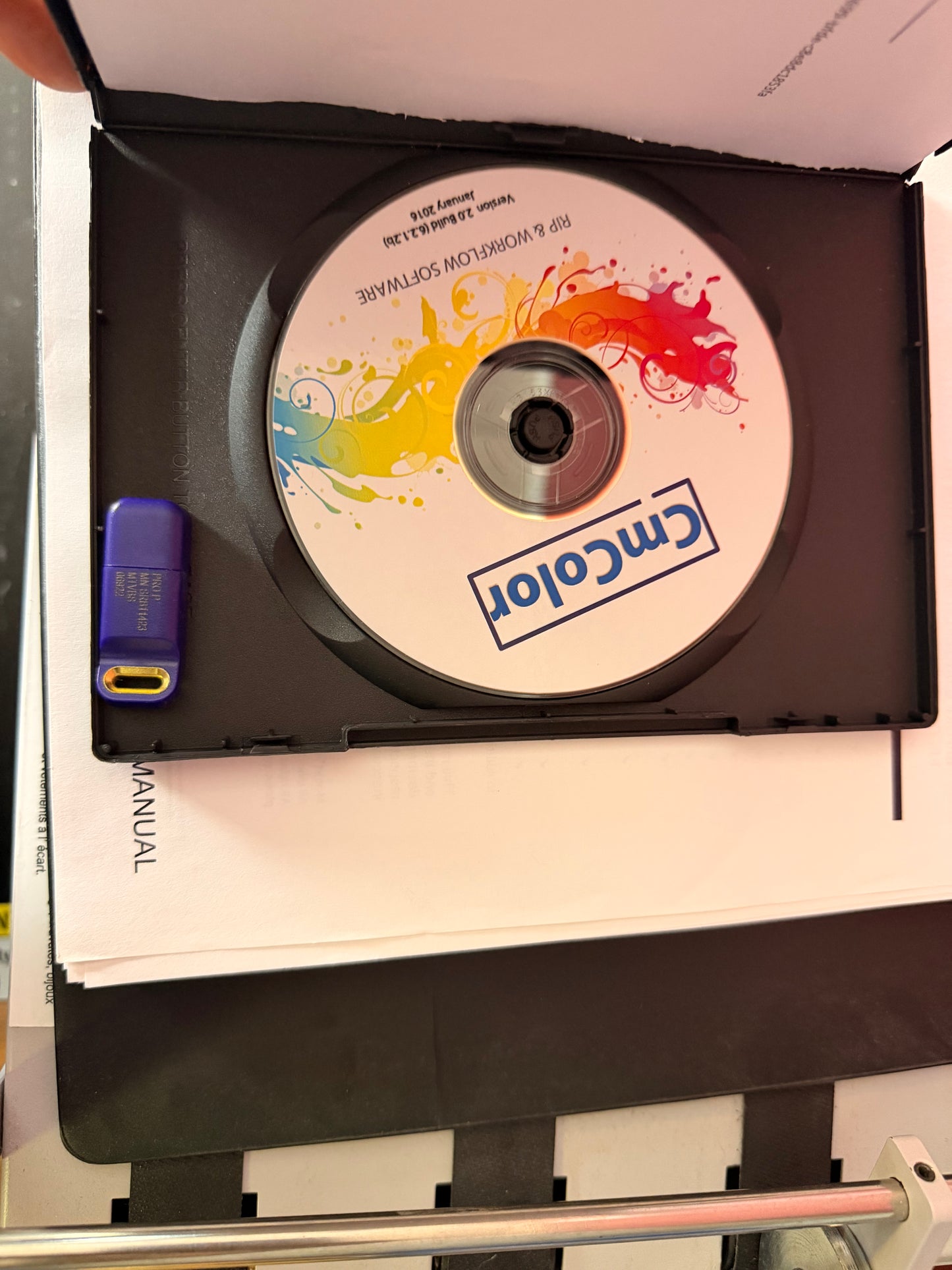 Used Formax ColorMax8 Digital Color Printer CMYK inkjet printing system close up