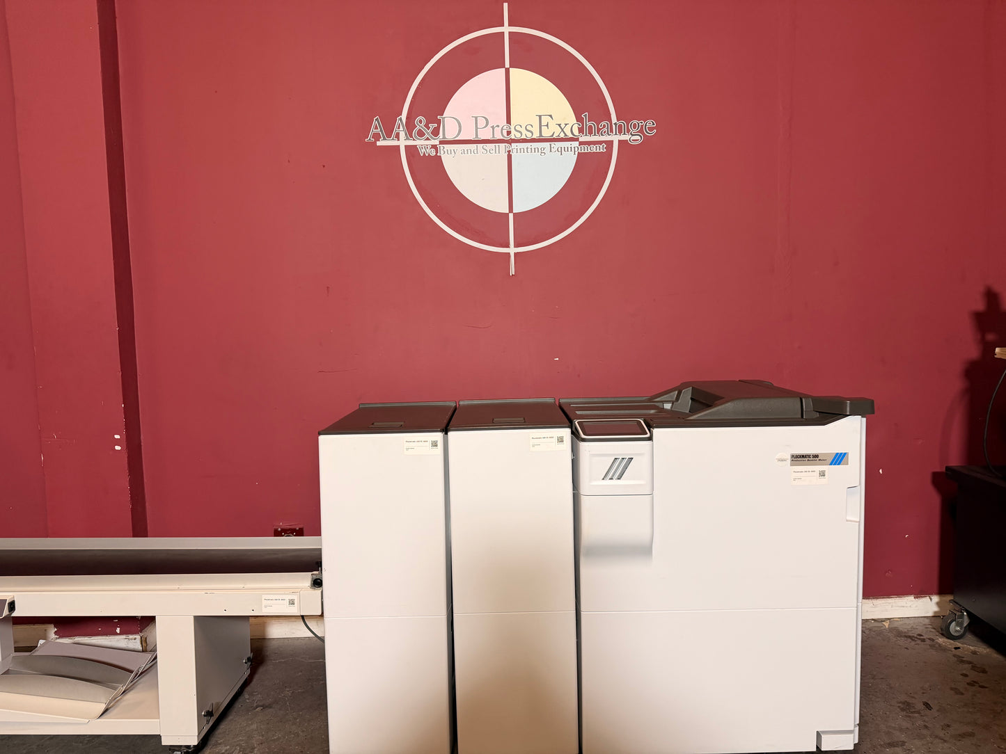 Plockmatic 500-m Booklet Maker for sale with high-capacity booklet stacking output