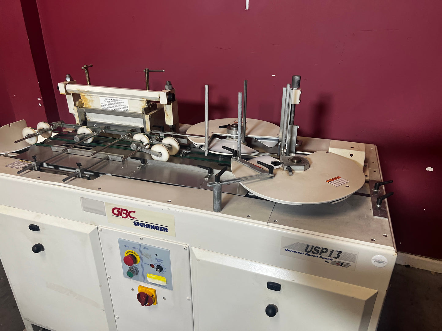 GBC Sickinger USP-13 / 4:1 Die
