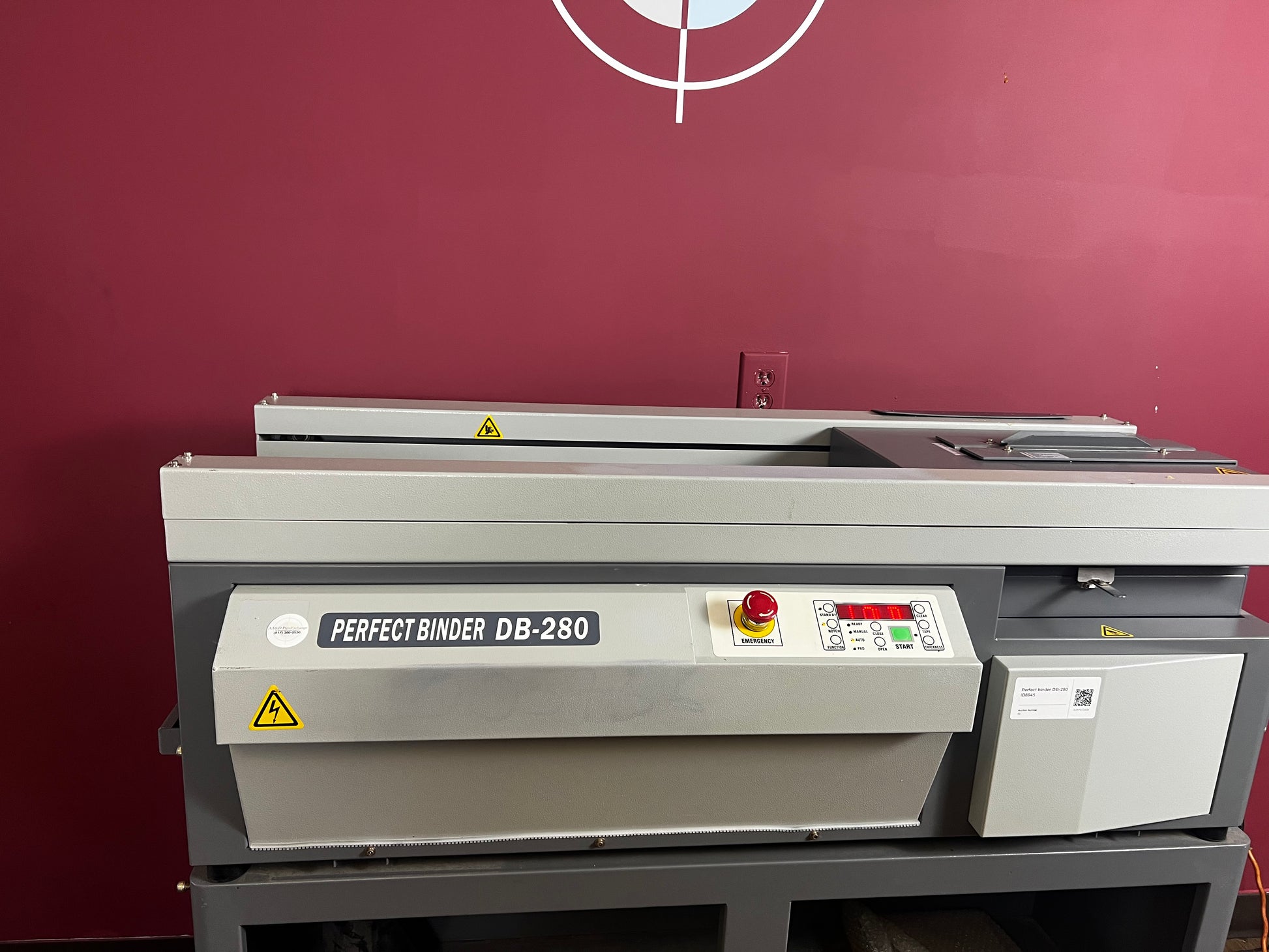 Used Duplo DB-280 perfect binder for paperback-style bookbinding – AA&D PressExchange