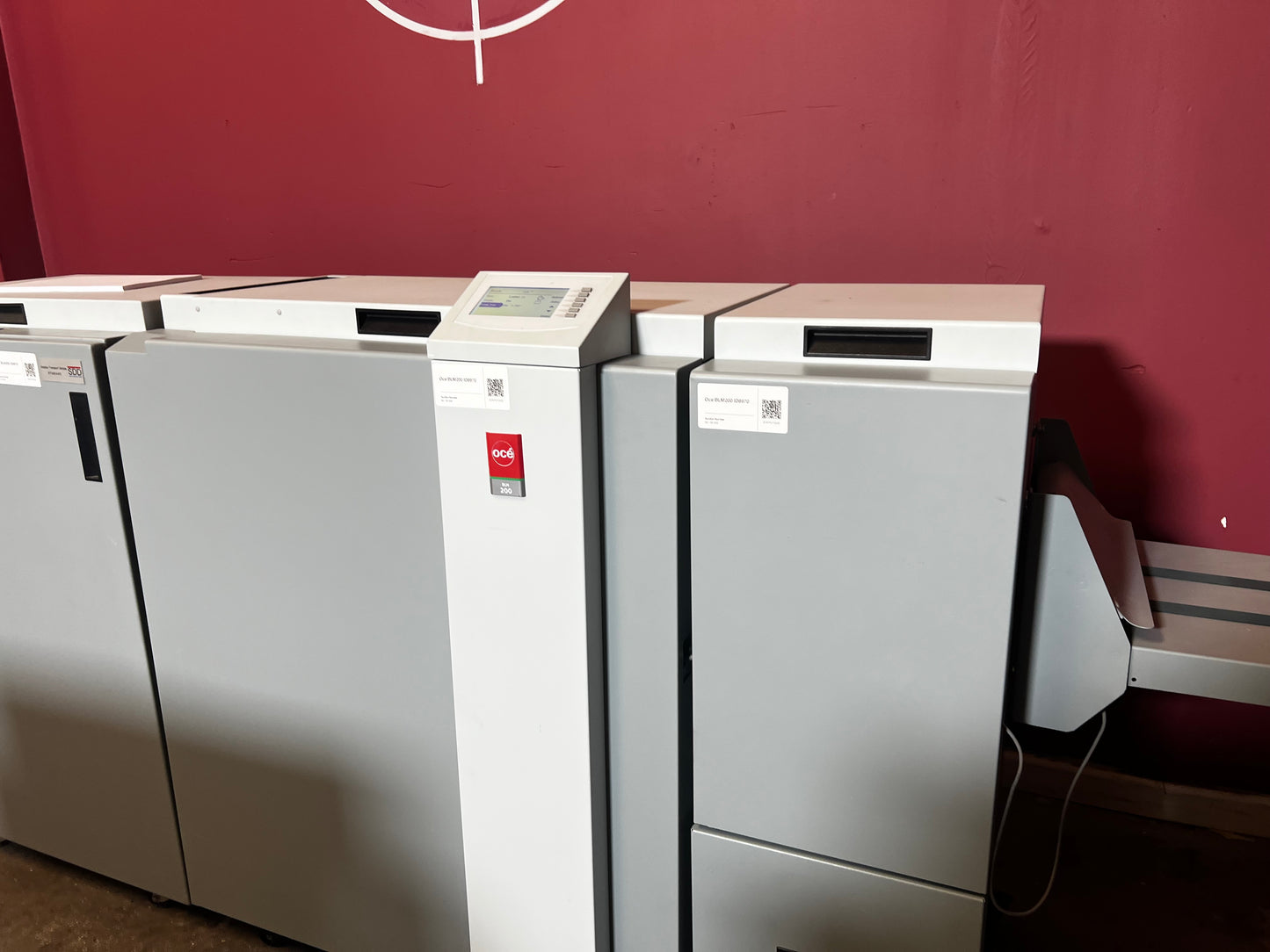 OCE 200 booklet maker 56k meter