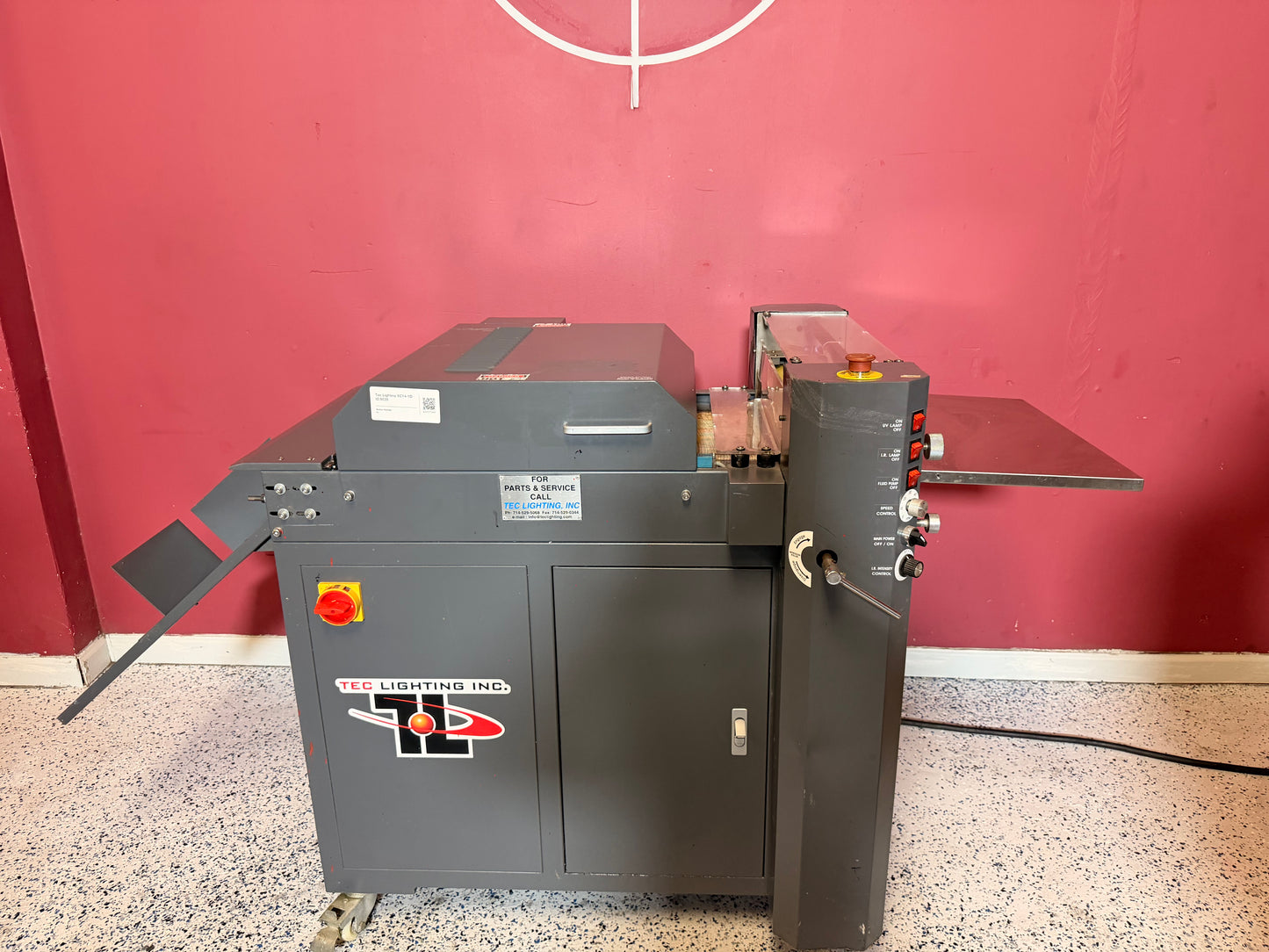 Tec Lighting XC14 UV Coater