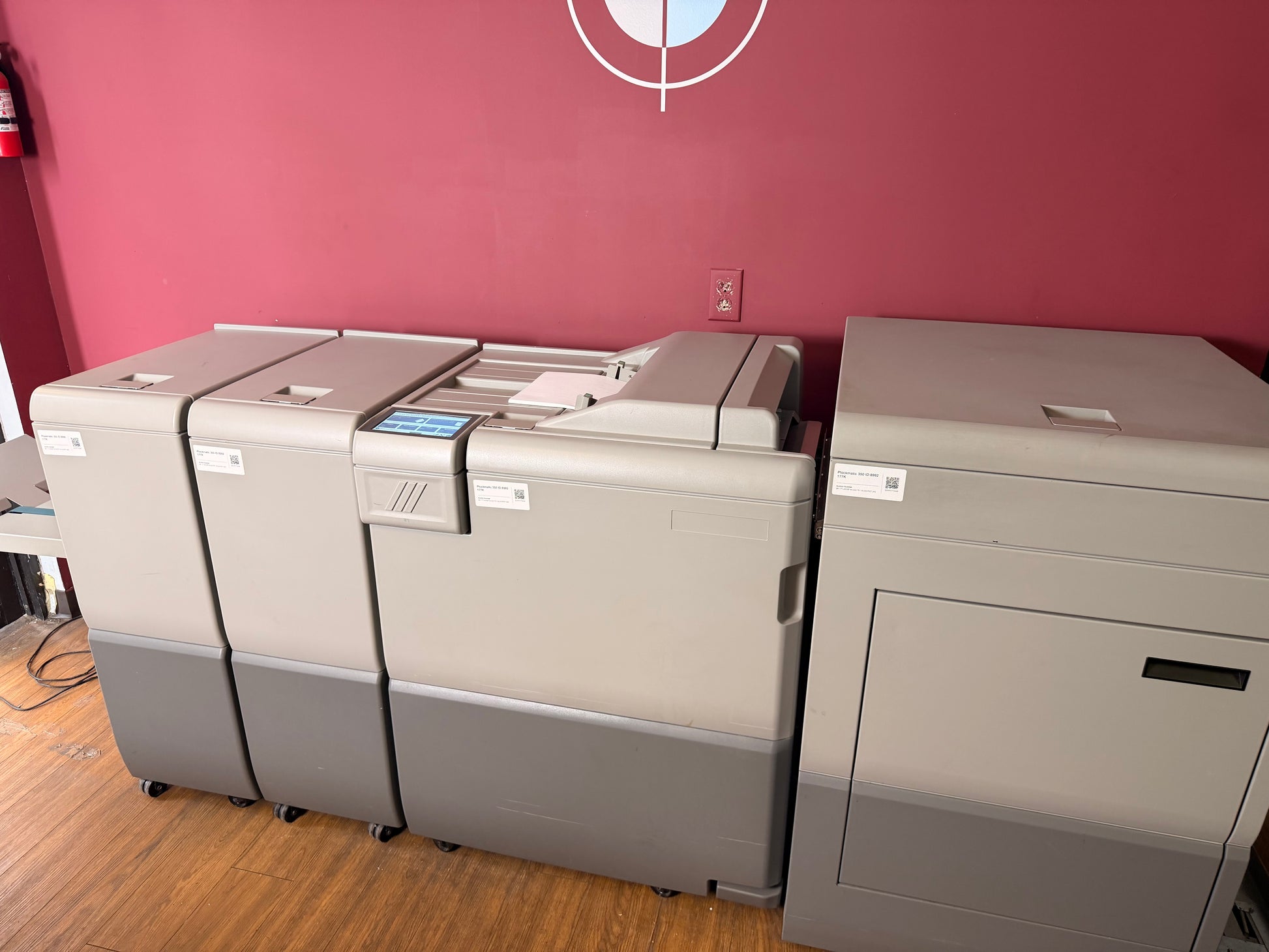 Used Plockmatic 350 booklet maker professional finishing system for digital print environments – AA&D PressExchange