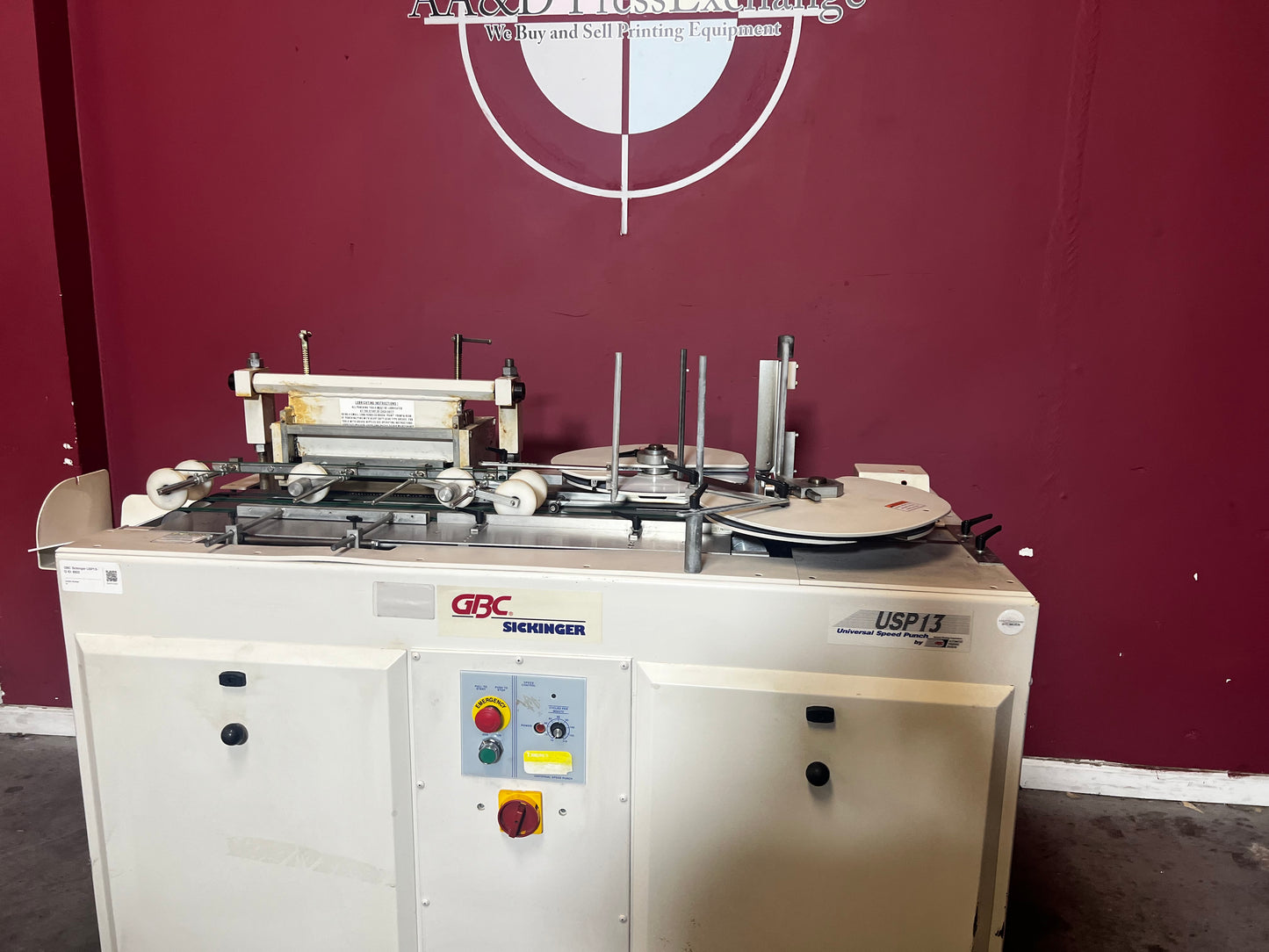 GBC Sickinger USP-13 / 4:1 Die