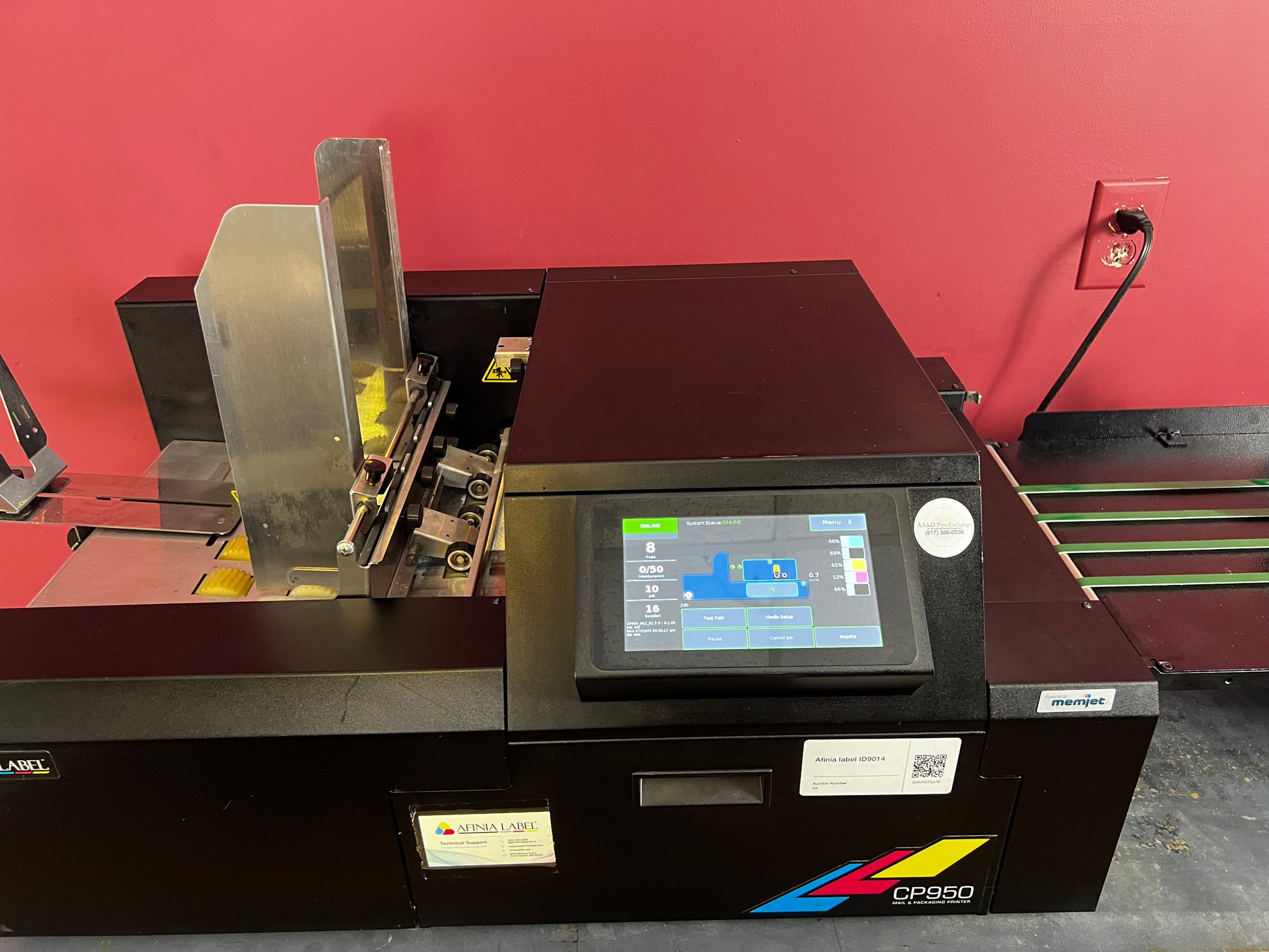 Used Afinia CP950 Printer with packaging media loaded – AA&D PressExchange