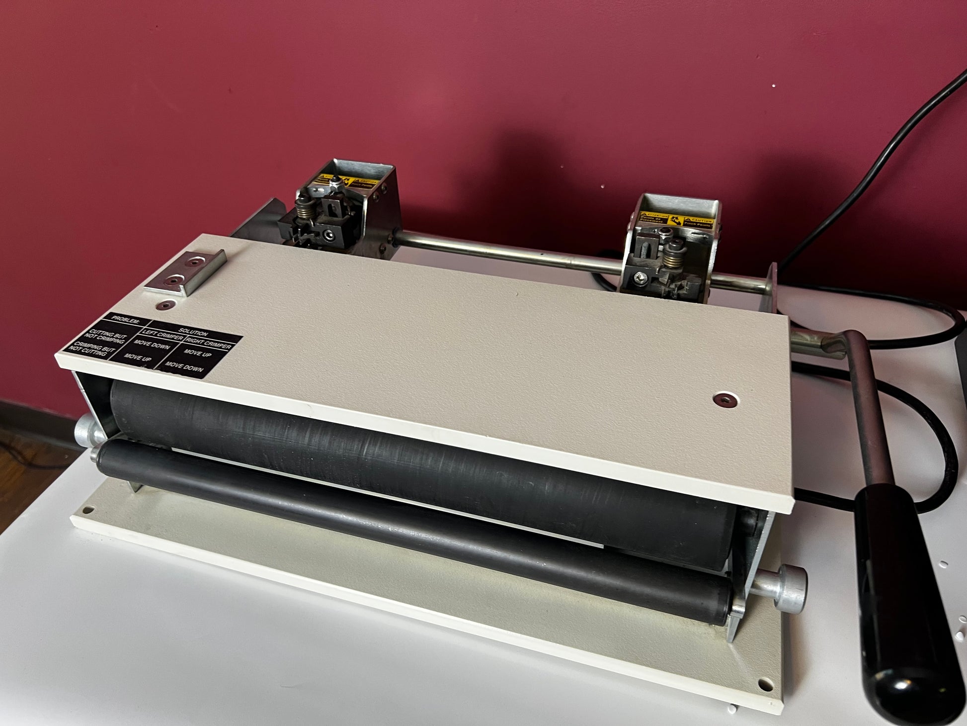 Used GBC CI-12 electric coil binding and crimping machine | AA&D PressExchange