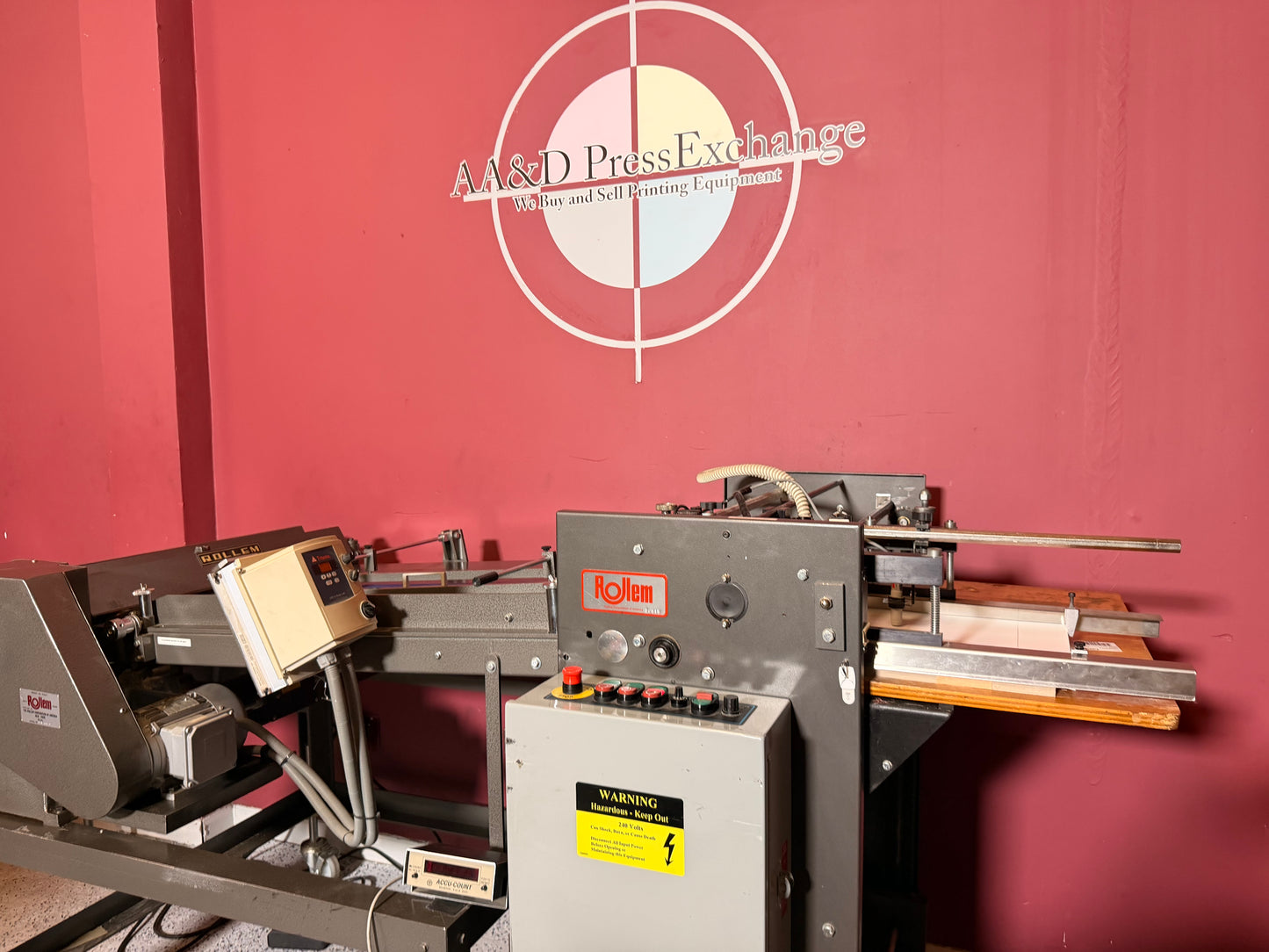 30” Wide Rollem TR perforator/scoring/Slit/Pile Feeder