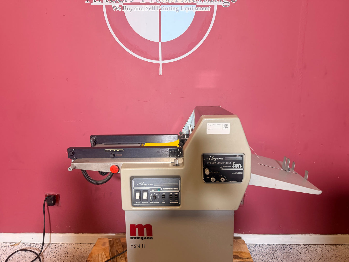 Morgana FSN ll Rotary Numbering Machine