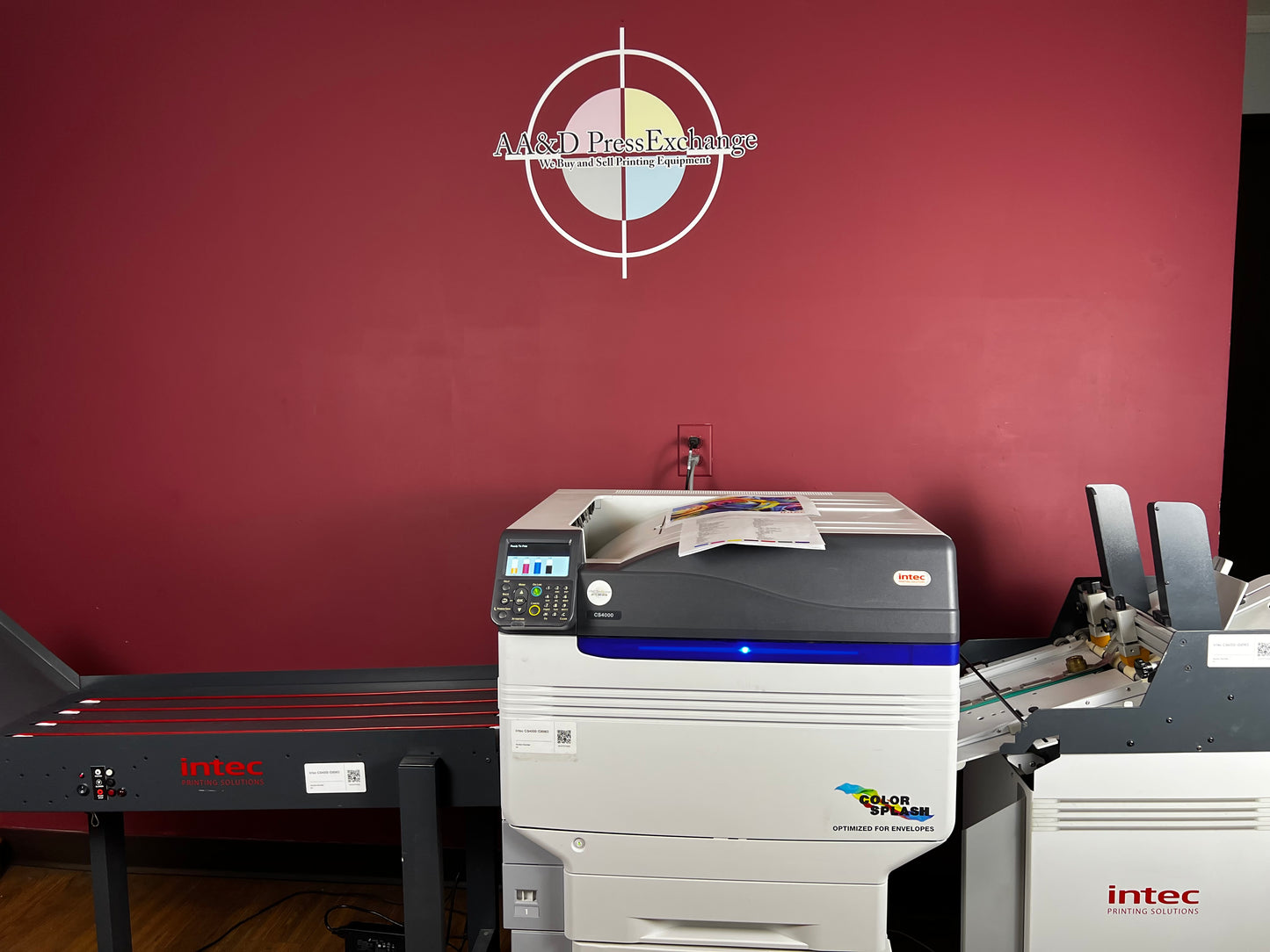 Low Meter 100k Intec CS4000 Envelope Printer