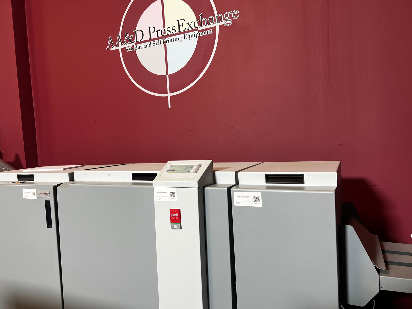 OCE 200 booklet maker 56k meter