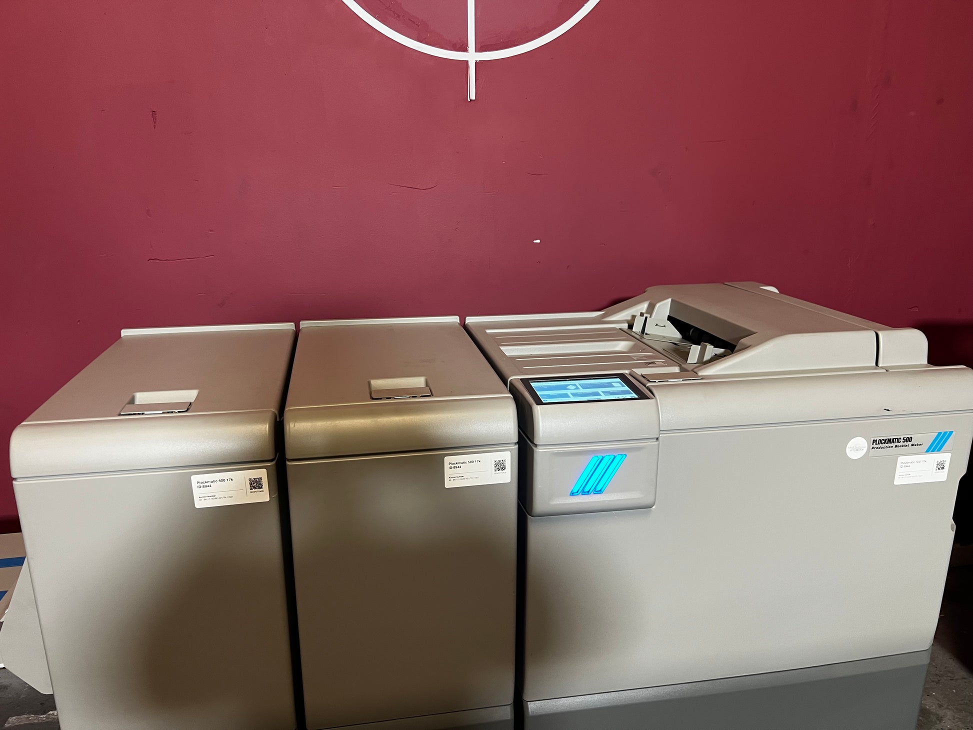 Used Plockmatic 500 Production Booklet Maker Trimming Unit – AA&D PressExchange