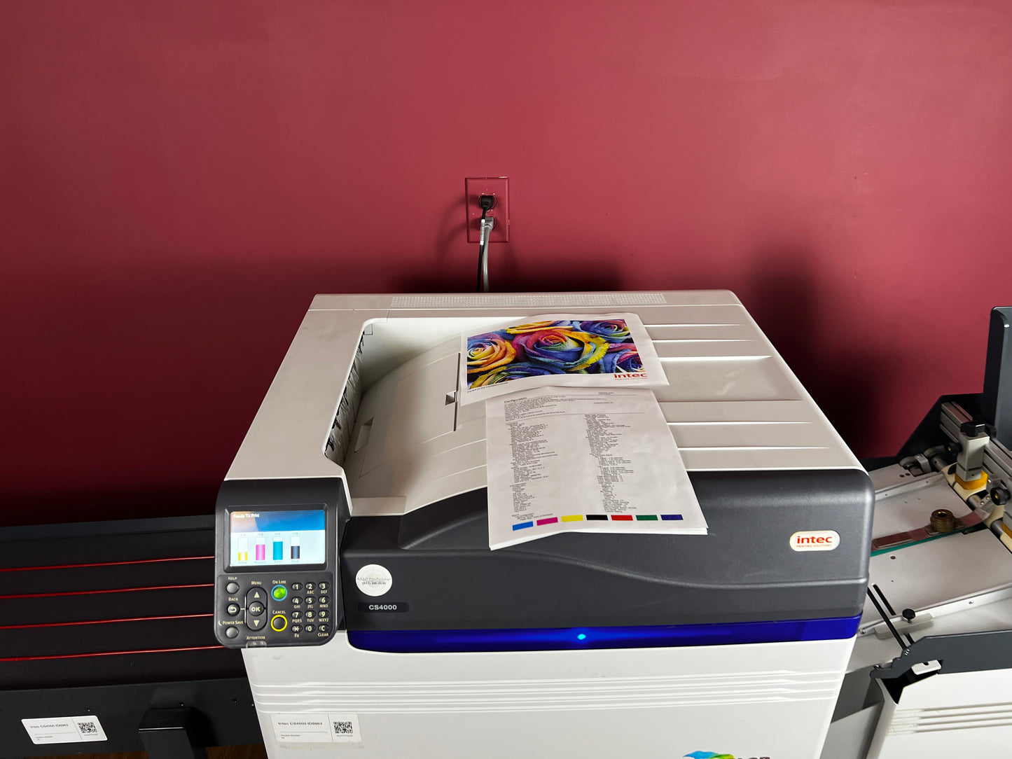 Low Meter 100k Intec CS4000 Envelope Printer