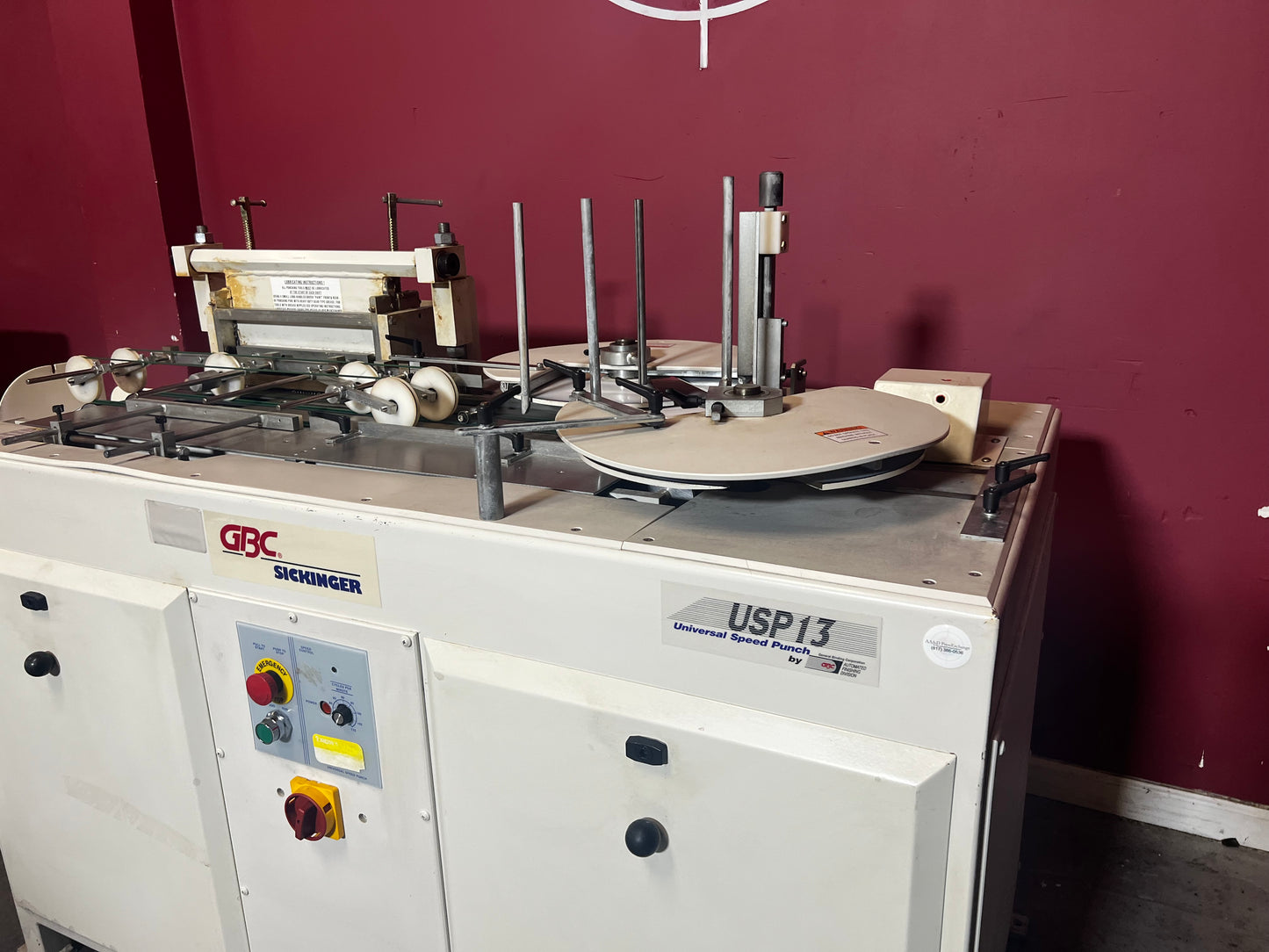 GBC Sickinger USP-13 / 4:1 Die