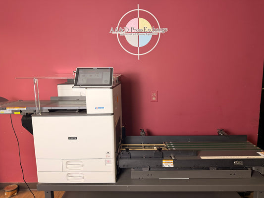 Used Xante En Press Envelope Printer front view high-speed color printer