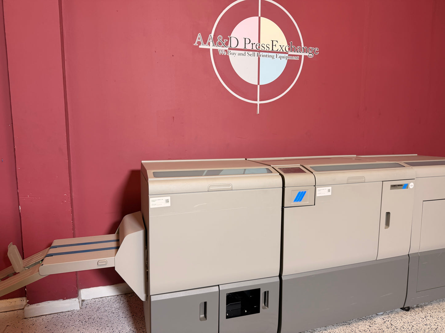 Used Plockmatic 5050S Booklet Maker for digital print finishing applications