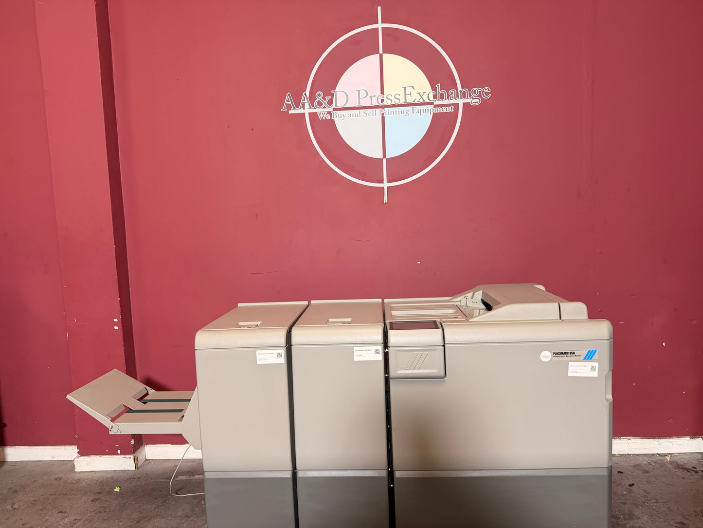 2k Meter Warranty! Plockmatic 350 Stitch/Fold/Square Back/Trim !Video!