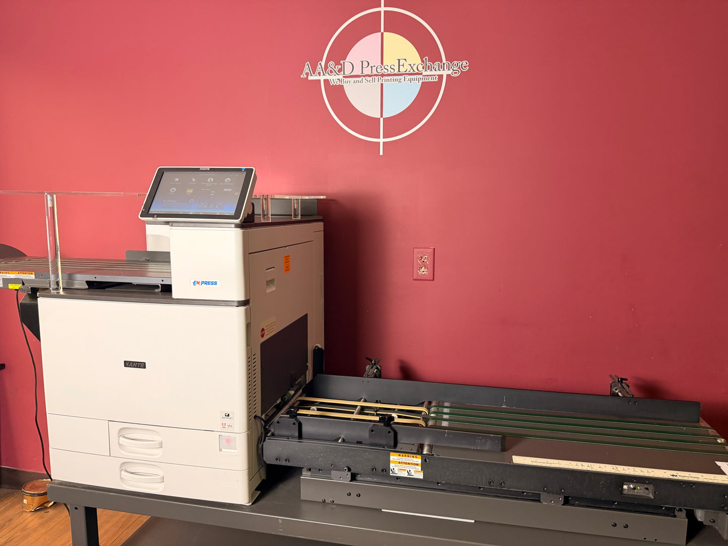 Used Xante EnPress Envelope Printer high-speed printing up to 60 ppm