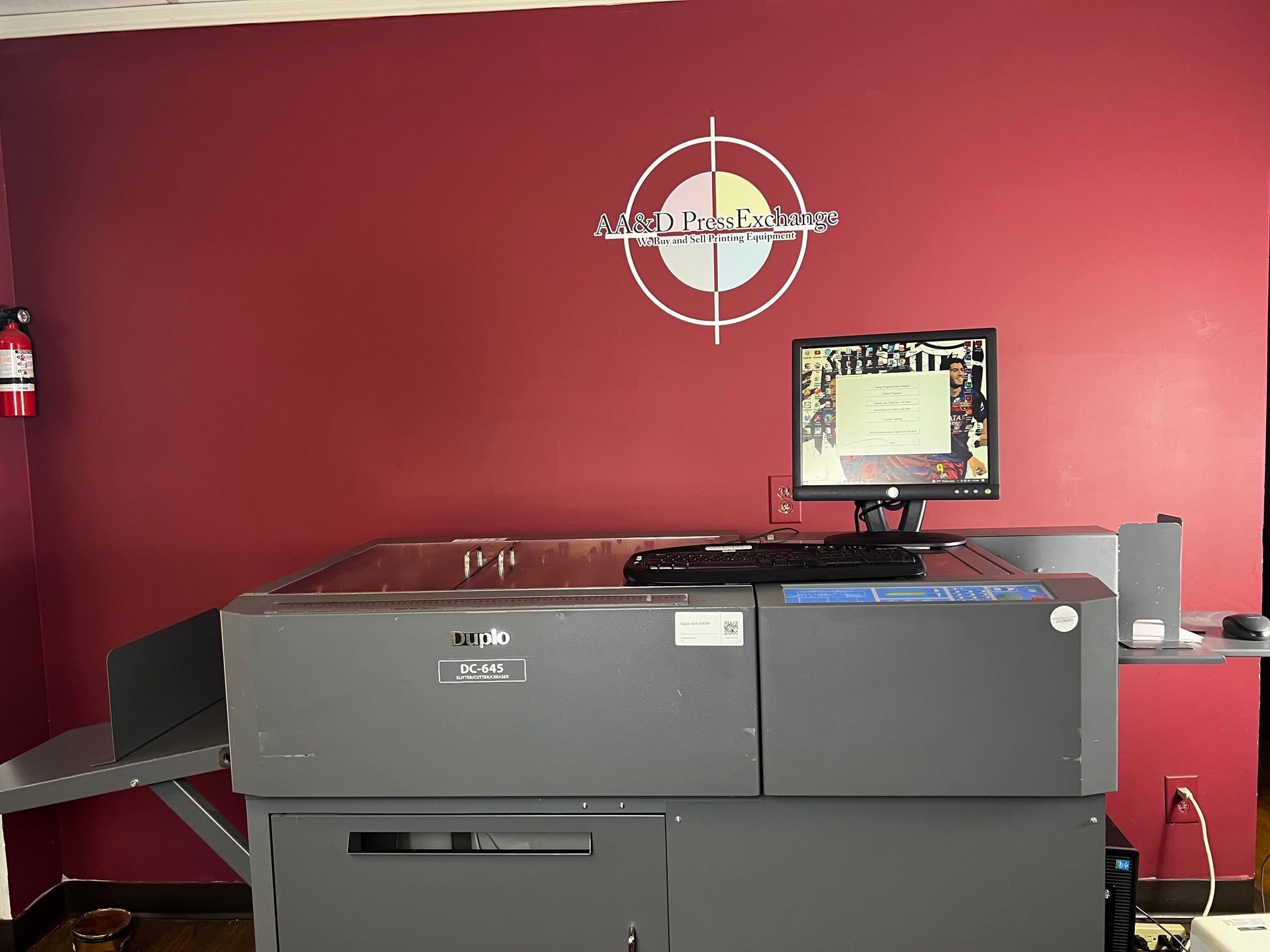 Used Duplo DC-645 automatic paper creaser and cutter – AA&D PressExchange