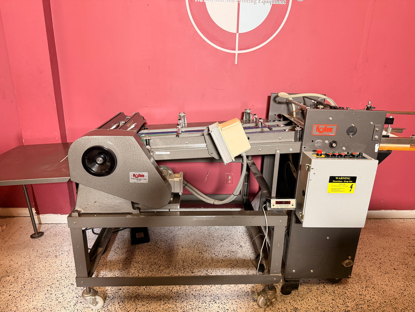 30” Wide Rollem TR perforator/scoring/Slit/Pile Feeder