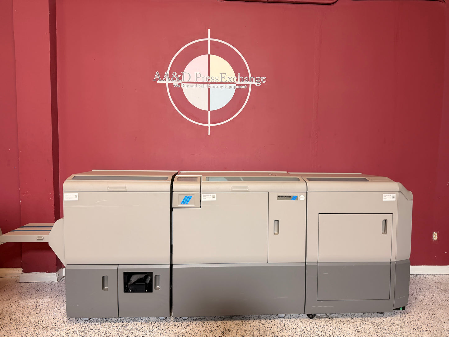 Plockmatic PBM5050S stitch booklet maker with corner and edge stapling